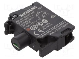 Siemens 3SU14011BB201AA0 Módulo LED Rojo con LED Integrado AC/DC 24V Conexión por Tornillo