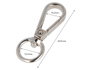 Innspiro Mosquetón Anilla Redonda Zamak Níquel 13,4 mm (5 unidades)