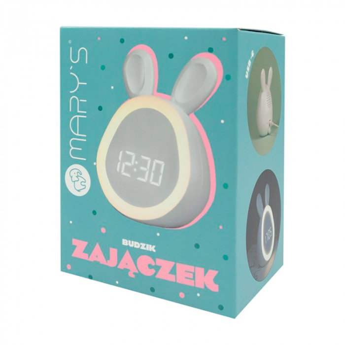 Mary´S Reloj despertador recargable modelo conejito blanco