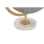 DKD Home Decor Globo Terráqueo PVC y Mármol Azul y Dorado