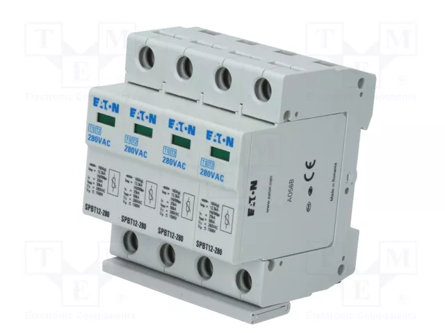 EATON ELECTRIC SPBT12-280/4 Limitador de sobretensiones Tipo 1+2 de 4 polos