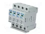 EATON ELECTRIC SPBT12-280/4 Limitador de sobretensiones Tipo 1+2 de 4 polos
