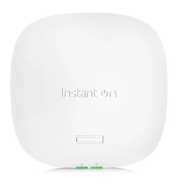 HPE Aruba Instant On AP25 Access Point Wi-Fi 6 4x4 (RW) - Punto de Acceso Interior 2.4/5 GHz, 4800 Mbps, PoE, MU-MIMO, WPA3, Blanco, para Techo/Pared