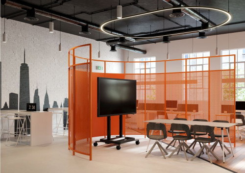 Vogel's RISE5105 Soporte de Pie con Elevador Eléctrico para Pantallas hasta 86" y 120kg, Color Negro