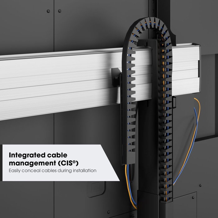Vogel's RISE5105 Soporte de Pie con Elevador Eléctrico para Pantallas hasta 86" y 120kg, Color Negro
