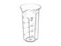Kinvara Vaso Medidor Transparente 500ml 9.7x17x11cm (Set de 36)