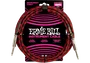 Ernieball Cable Instrumento Jack-Jack Ss 3 M Negro / Rojo