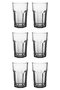 Hermia LV-ARA265F Juego de Vasos de Vidrio Transparente (6 Piezas) Elegante para Experiencia Gastronómica 365 cc