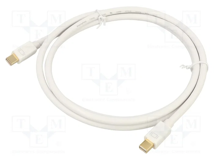 DeLOCK Cable mini DisplayPort 1.2 M/M 4K 60 Hz 1,5 m Blanco DeLOCK Cable mini DisplayPort 1.2 M/M 4K 60 Hz 1,5 m Blanco