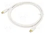 DeLOCK Cable mini DisplayPort 1.2 M/M 4K 60 Hz 1,5 m Blanco