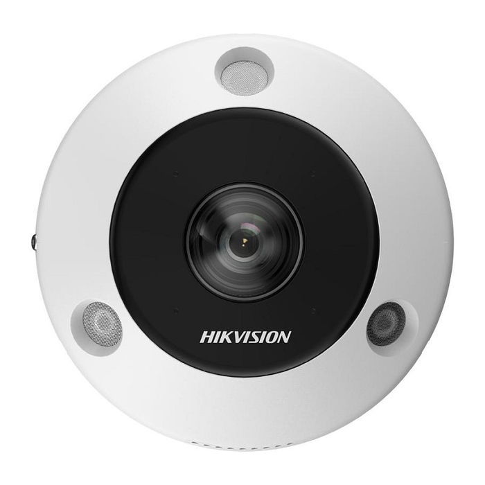 Hikvision DS-2CD6365G1-IVS Cámara IP Seguridad Interior 6MP 360° Fisheye 1.16mm, PoE, WDR, Visión Nocturna, IP67
