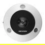 Hikvision DS-2CD6365G1-IVS Cámara IP Seguridad Interior 6MP 360° Fisheye 1.16mm, PoE, WDR, Visión Nocturna, IP67