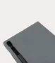 Tucano Gala Folio Gris para Samsung Galaxy Tab S9 (11") 2023 y Tab S9 FE (10.9") - Funda de Nylon y TPU con Soporte y Cierre Magnético