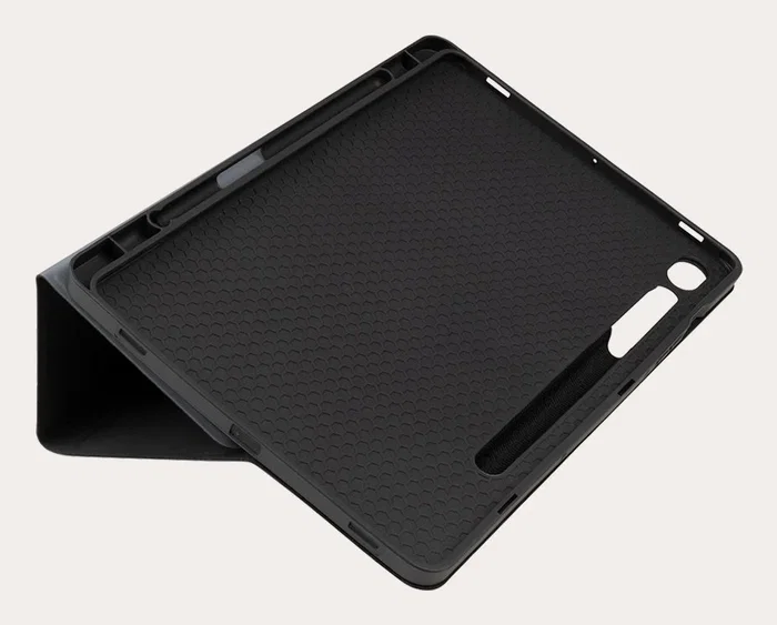 Tucano Gala Folio Gris para Samsung Galaxy Tab S9 (11") 2023 y Tab S9 FE (10.9") - Funda de Nylon y TPU con Soporte y Cierre Magnético