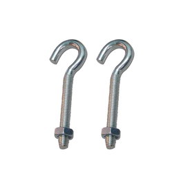 Edm Hembrilla abierta con tuerca HM02, M6 x 50 mm, zincado