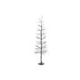 DKD Home Decor Árbol de Navidad LED Metal 40x40x120 con 1000 Luces Multicolor