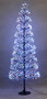 DKD Home Decor Árbol de Navidad LED Negro 40 x 120 x 40 cm