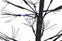 DKD Home Decor Árbol de Navidad LED Negro 40 x 120 x 40 cm
