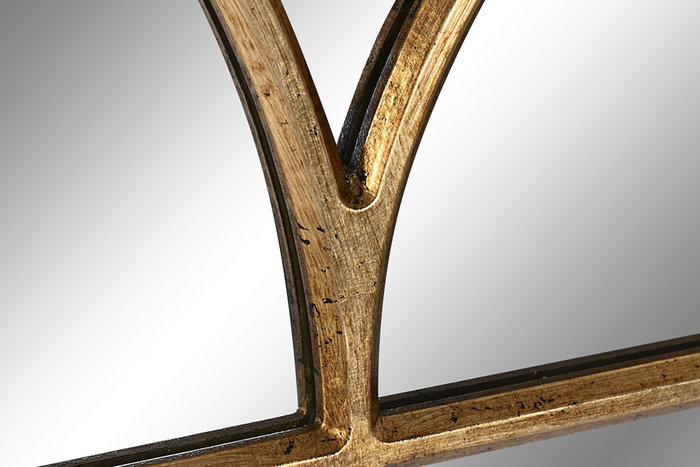 DKD Home Decor Espejo Dorado Blanco 68 x 128 x 4 cm