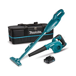Makita CLX245SAX1 Kit de herramientas con aspirador y soplador 12V (azul/negro)