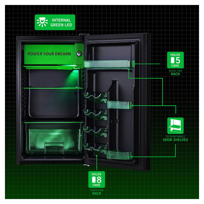 Ukonic XBOX 91L con Congelador Negro