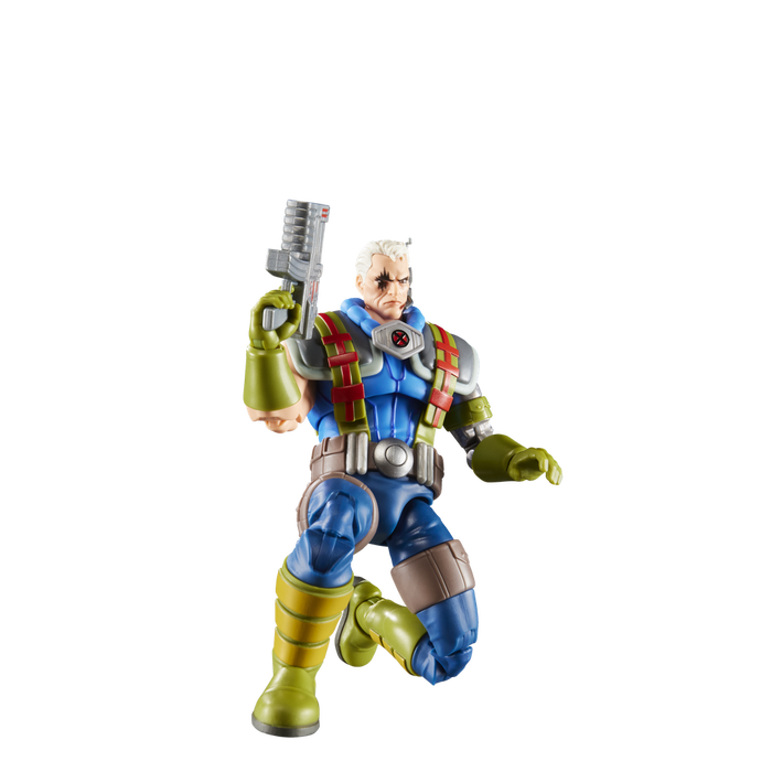 Hasbro Figura Marvel Legends Cable X-Men '97 - Figura de Acción Articulada de 15 cm con 6 Accesorios (Blásters, Efectos y Manos)