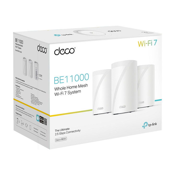 TP-Link WL-Router Mesh System Deco BE65 3erPack TP-Link WL-Router Mesh System Deco BE65 3erPack