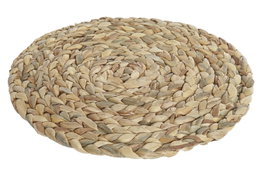 DKD Home Decor Salvamanteles Individuales de Fibra Natural 35x35x1 cm