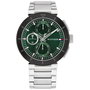 Tommy Hilfiger 1792117 con esfera verde y correa gris