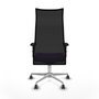 PIQUERAS Y CRESPO Sillón Albacete Sincro Lila y Negro con Base de Aluminio