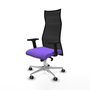 PIQUERAS Y CRESPO Sillón Albacete Sincro Lila y Negro con Base de Aluminio