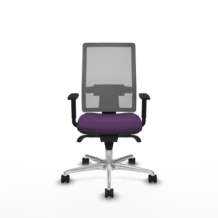 PIQUERAS Y CRESPO Silla de oficina Horna con mecanismo Sincro Morado y Gris PIQUERAS Y CRESPO Silla de oficina Horna con mecanismo Sincro Morado y Gris