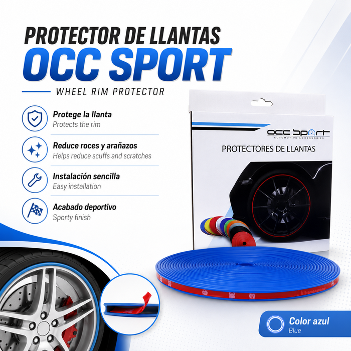 Occ Sport Protector de Llantas Azul