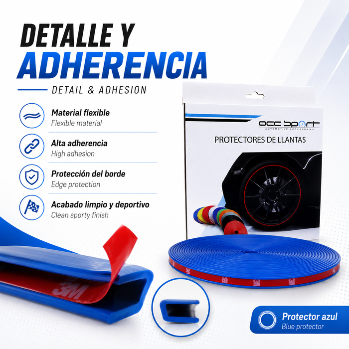 Occ Sport Protector de Llantas Azul