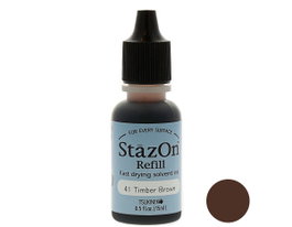 Tsukineko Tinta STAZON marrón madera 15ml