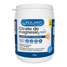 POLARIS Citrato Magnesio 120 Gr Sabor Naranja - Contribuye al normal funcionamiento de músculos y huesos