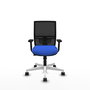 PIQUERAS Y CRESPO Silla de oficina Yunquera con mecanismo Sincro/Traslack Azul y Negro