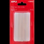 Apli Barras de Cola para Pistola de Termofusible Transparentes Ø11mm x 10cm (10 unidades)