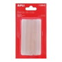 Apli Barras de Cola para Pistola de Termofusible Transparentes Ø11mm x 10cm (10 unidades)