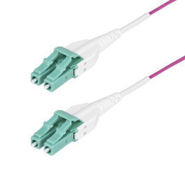 Cable USB Startech OM4RLCLC3M 3 m Violeta