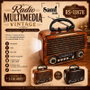 SAMI Radio Sami Vintage 3 bandas madera AC/pilas/batería