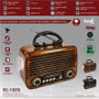 SAMI Radio Sami Vintage 3 bandas madera AC/pilas/batería