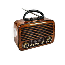 SAMI Radio Sami Vintage 3 bandas madera AC/pilas/batería