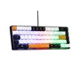 The G-Lab Teclado Gaming KEYZ-HYDRO-BKWO/SP Semimecánico RGB Inalámbrico Negro, Blanco y Naranja