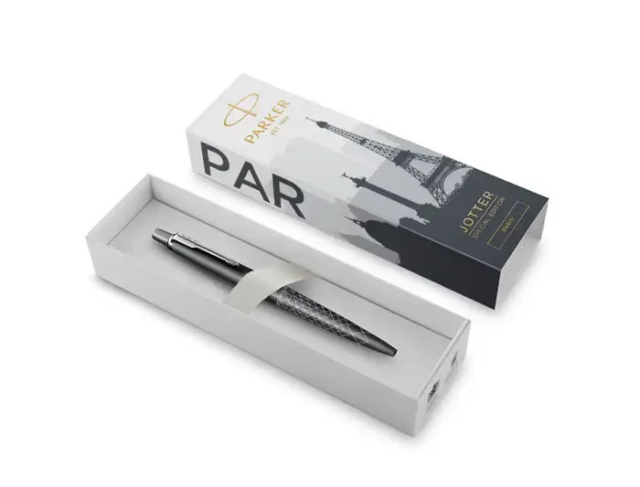 Parker Jotter Edicion Especial Global Iconos Paris Boligrafo Gris Tinta Azul Punta Media Estuche Regalo
