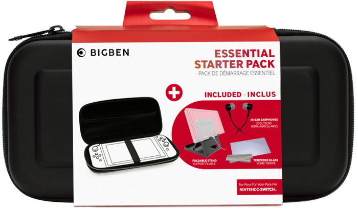 Nacon Essential Starter Pack Negro para Nintendo Switch