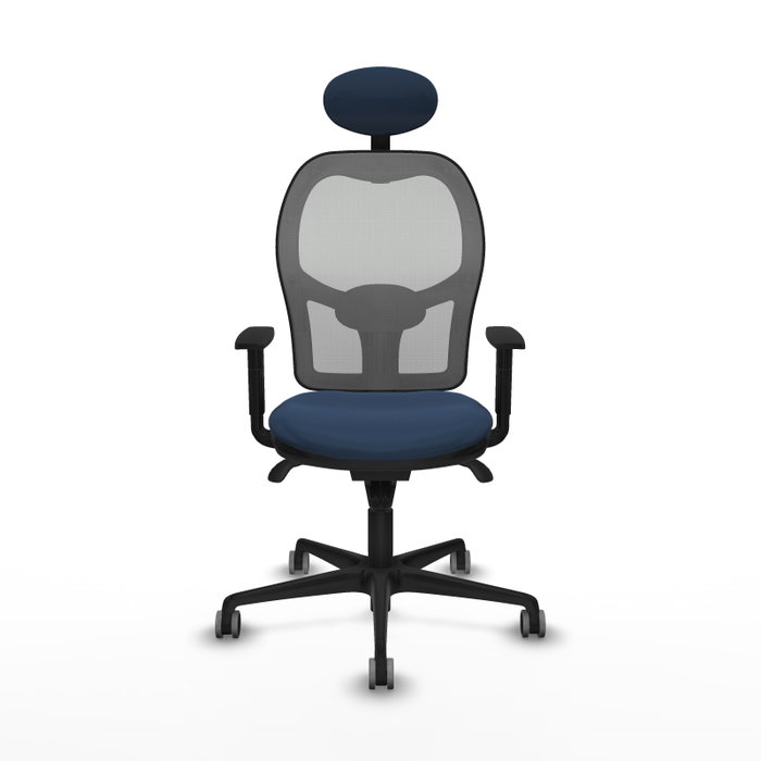 PIQUERAS Y CRESPO Silla de oficina Jorquera Azul Marino y Gris PIQUERAS Y CRESPO Silla de oficina Jorquera Azul Marino y Gris