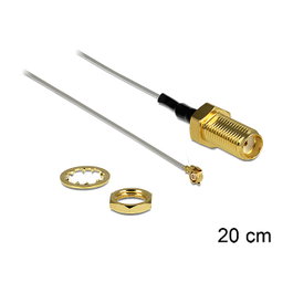 DeLOCK Cable coaxial SMA/MHF de 0,2 m