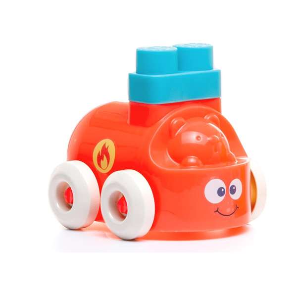 Molto Coche Actividades con 5 Bloques - Juguete Educativo de Plástico para Niños a Partir de 1 Año, Modelos Surtidos
