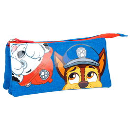Cerdà Portatodo Patrulla Canina Paw Patrol Triple 22.5x21.5x2cm Poliester